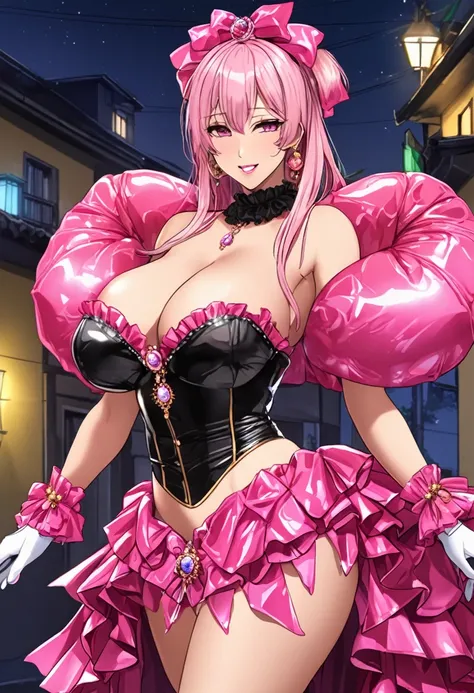 big breasts noble outfit prostitute House made from condoms