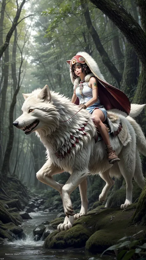 official art, unity 8k wallpaper, super detailed, beautiful, beautiful, masterpiece, highest quality, painting of a woman riding...