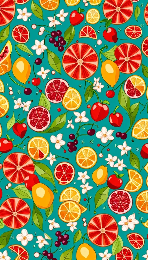 Seas of ((Colorful TROPICAL BIRD)) (ALOT OF FRUITS FRUIT, LEMON, CITRUS) In the (((CYAN BLUE BACKGROUND)))) — ocean breeze SUMMER VIBE PATTERN, sun-bleached driftwood, and a touch of salty sea air. ((GOLDEN FRUITSs)) colorful BERRIES, ((WHITE FLOWER)) jewe...