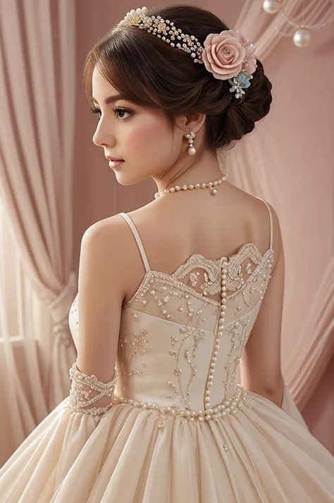 A captivating 3D profile picture featuring the name "Janette Dyet" artfully crafted with exquisite elegance and sophistication. The name is written in pastel hues, adorned with a delightful blend of flowers and heart-shaped accents that exude a romantic an...