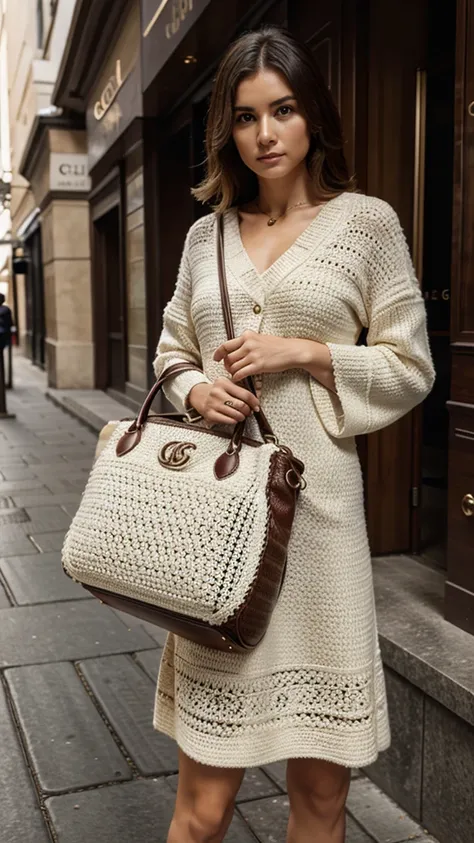 Luxury crochet bag from Gucci 