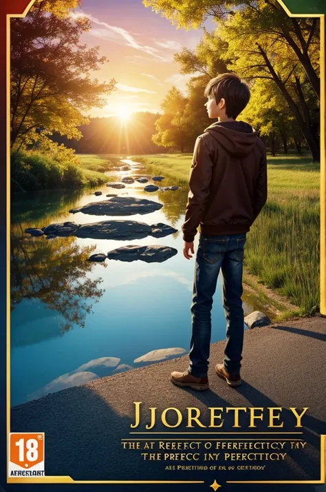 A cover for this title In Search of Authenticity: The journey of a perfect boy". 2D
