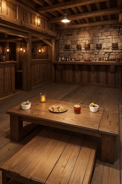 Make a simple medieval RPG style tavern
