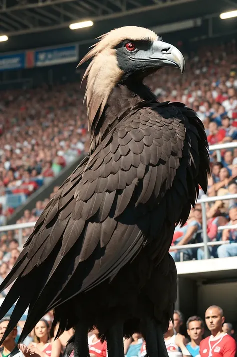 Flamengo vulture in the crowd
