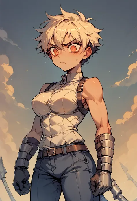 the personification of war as a tomboy knight,