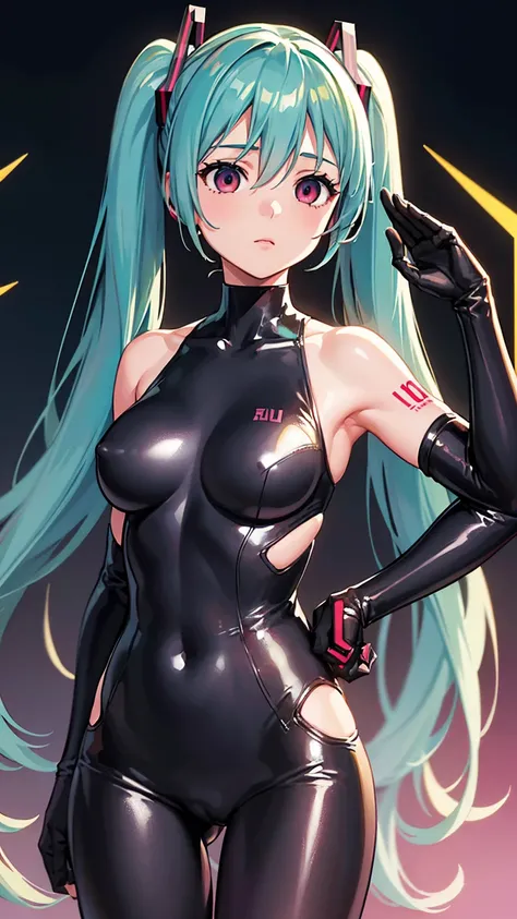 {{1 female},{{{{{Tabletop++, Highest quality++, Super detailed+, Ultra-high resolution,(Realistic:1.4)Cowboy Shot,Hatsune Miku, (vocaloid)RAW Photos,(Hatsune Miku)+,(Hatsune Miku)+, (vocaloid) Expressionless, Light blue hair, Red eyes ,clavicle, Twin tails...