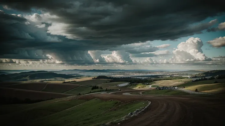 realistic overcast sky