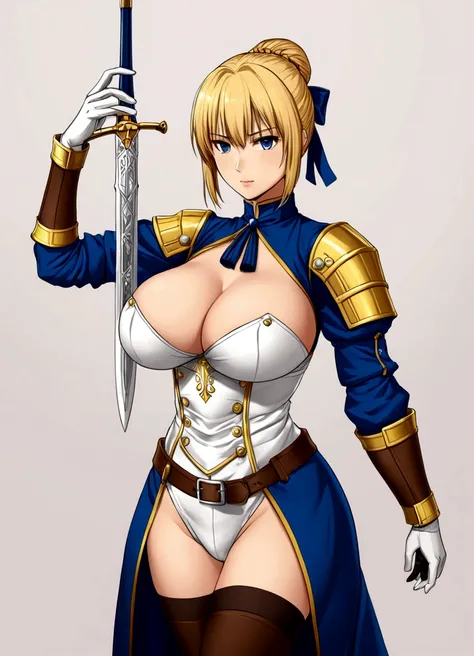 Saber big breasts Hunter 