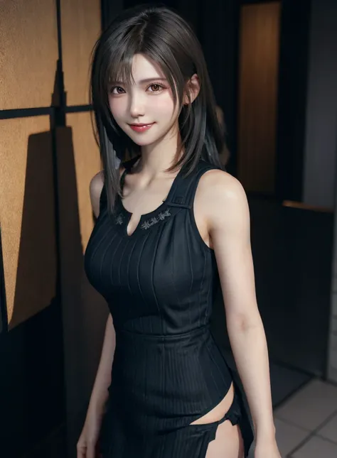 high quality picture, masutepiece, detailed hair texture, Detailed skin texture, Detailed Cloth Texture, 8K, Add fabric details, ultra detailed skin texture, ultra detailed photographic, Skin pores,light smile, full body,(slingshot dress), extra short hair...