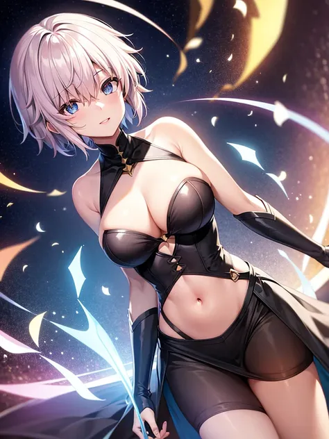 Mash kyrielight from fate,  hd, vibrant colors,manga styles 