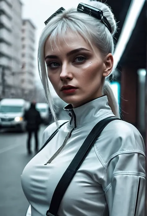 A Russian cyberpunk lady