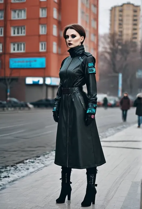 A Russian cyberpunk lady