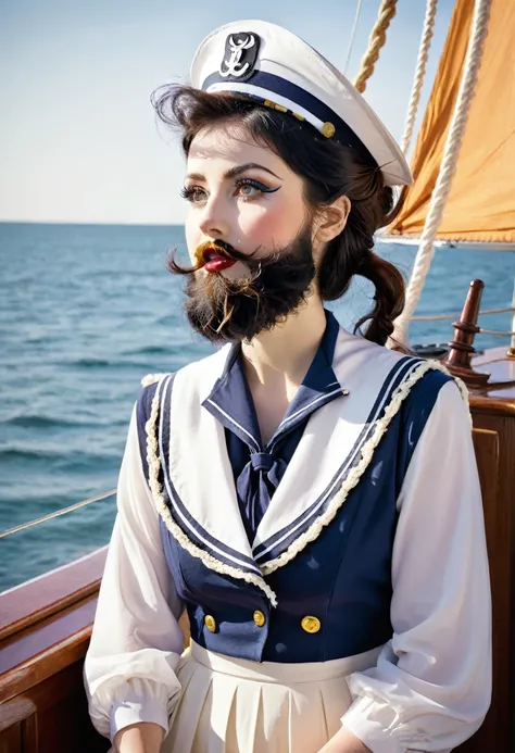 bearded lady sailor 