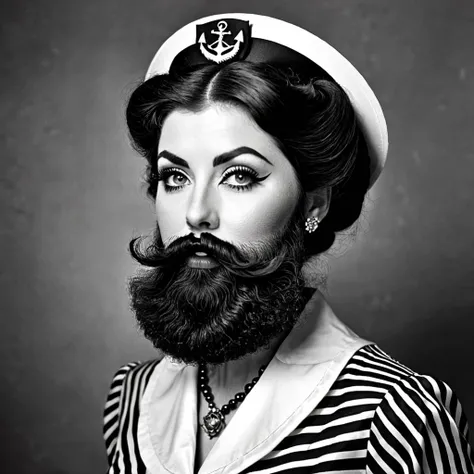 bearded lady sailor 