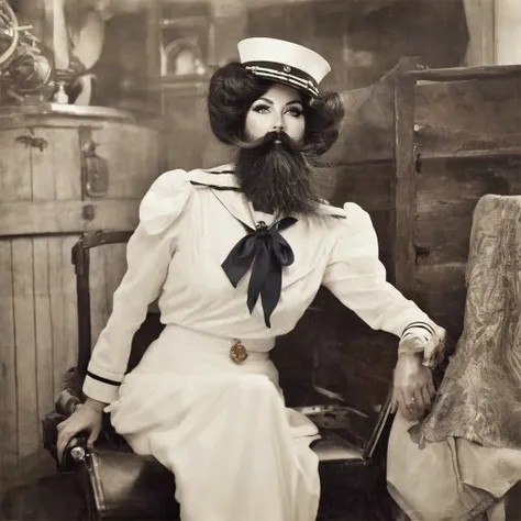 bearded lady sailor