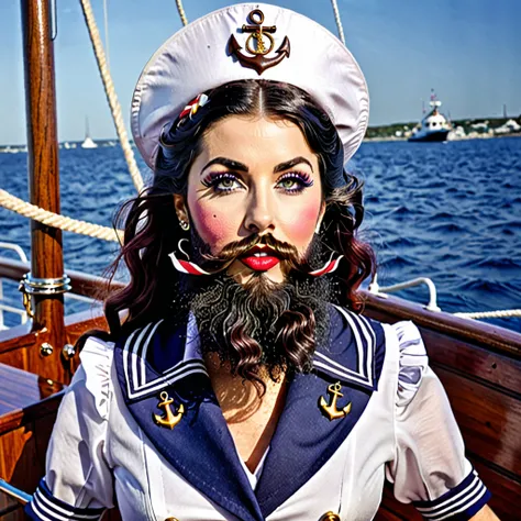 bearded lady sailor