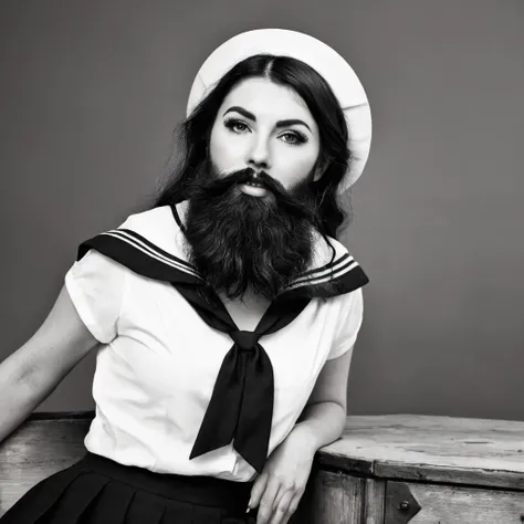 bearded lady sailor