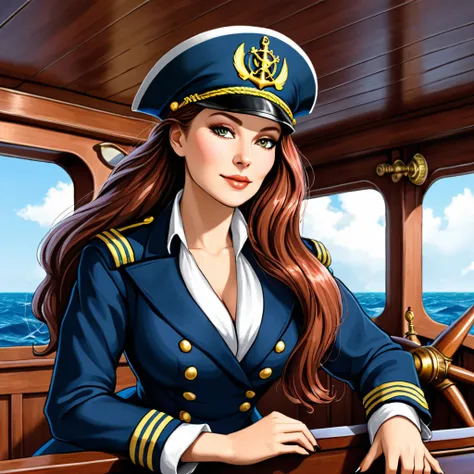 bearded woman ship captain