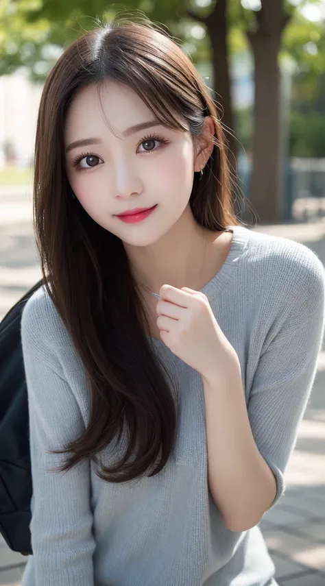 Tabletop, Highest quality, shape, Very detailed, finely, High resolution, 8k wallpaper, 完璧なダイナミックな構shape, Beautiful and exquisite,ランダムなcute髪,,Natural color lip、20-year-old girl、cute、Looking into the camera,Always blur the background,Perfect and beautiful f...