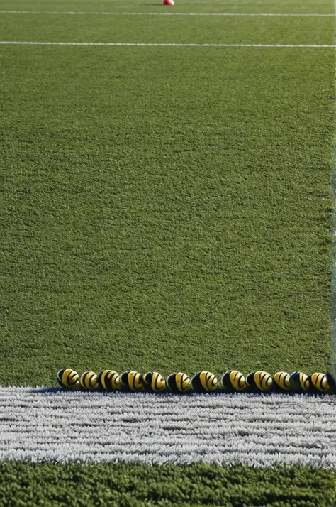 Two Caterpillar playing football in stadium with millions of fans