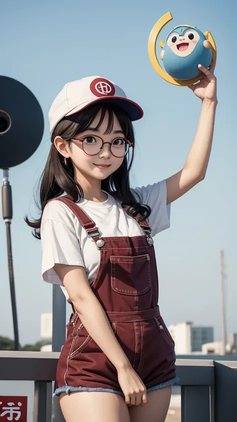 Arale is small and has a slightly rounded figure.、Overall a cute impression。The face shape is round、Plump cheeks。The eyes are large and round、It has a sparkling shine like an anime character.。Eyebrows are thin and arched、Make a gentle impression。the nose i...