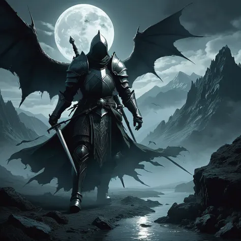 Amidst the looming shadows of an ancient mountain range, a lone Soul Knight ventures forth, burdened by a dark prophecy. In this medieval dark fantasy world, where ancient evils stir and forgotten magic whispers through the winds, the knight must navigate ...