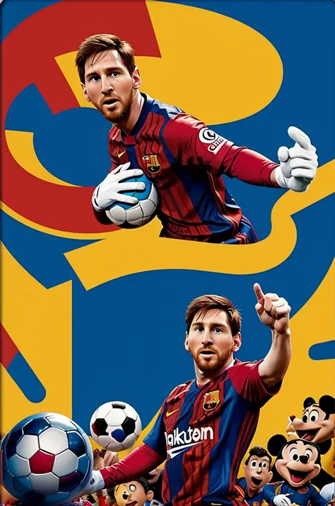 Disney-Pixar movie Poster messi 
