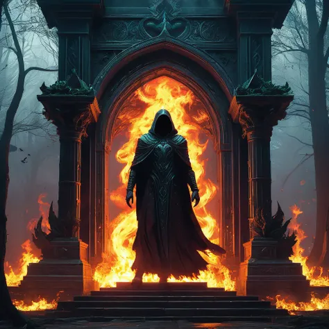 In the heart of a foreboding temple, deep within a shadowed forest, resides a flamesman—a mysterious figure cloaked in fire. Legends whisper of their power, borne from an ancient pact with elemental forces. As darkness encroaches and the temple walls echo ...