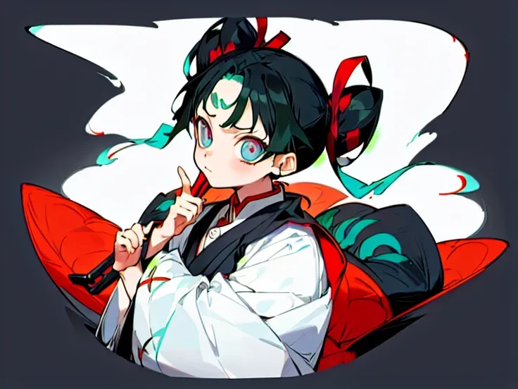 ((masterpiece)),(((best quality))),(character design sheet, same character, front, side, back, Demon Slayer: KIMETSU NO YAIBA slyle), illustration, 1 girl, hair color, bangs, hairstyle fax, eyes, environment change scene, Hairstyle Fax, Pose Zitai, Female,...