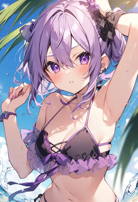 Keito。Purple Eyes。bikini