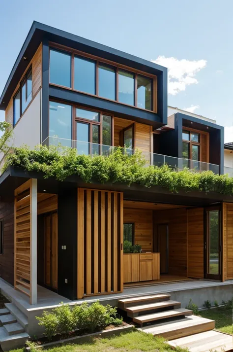 An eco urban chic house 
