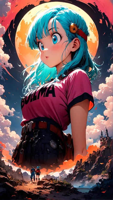 (1girl,bulma,dragon ball),,intricate details,wide range of colors,artwork,rendering,(masterpiece:1.3),(highest quality:1.4),(sup...