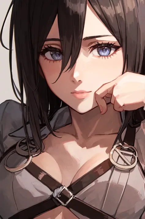 1girl,ultra high details, ultra high auality,(highly detailed face)1.2,(high quality of face)1.3,Mikasa Ackerman,highly detailed abs,perfect female anatomy, best quality of shadows,highly detailed muscles,beautiful face,volume shadows