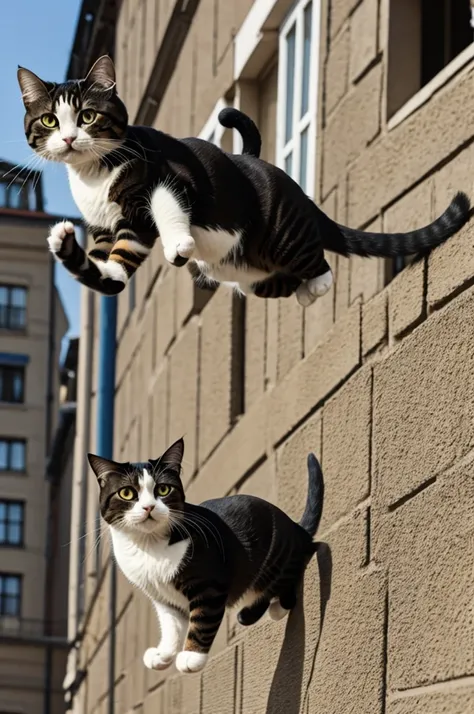 a flying cat