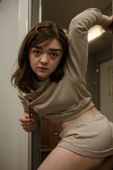 maisie williams, m41s13w, up skirt