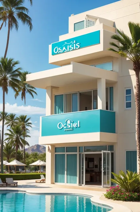 create an oasis resort storefront name