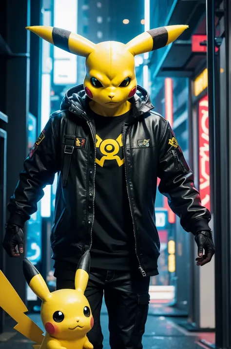 cyberpunk pikachu