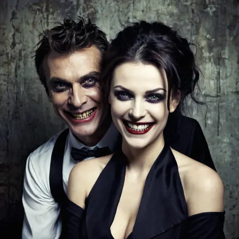 Men and women　psychopath　Creepy Smile