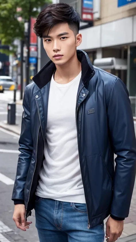 An Asian man, identical to a model called Tim Kai.