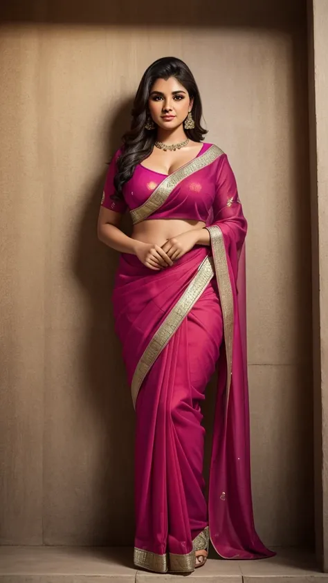 Beautiful girls smooth face full body plus size curve wearing saree blues full body plus size curve location Indore , breast size large breast tight . Picture quality 8k 16k, 