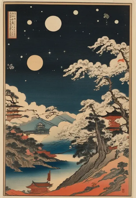 ukiyoe, galaxy ,header picture