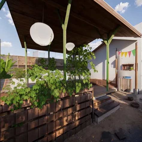 kindergarten wooden hut, montestori preschool