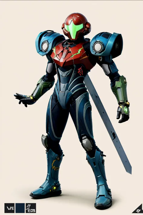 samus aran as a mideval knight