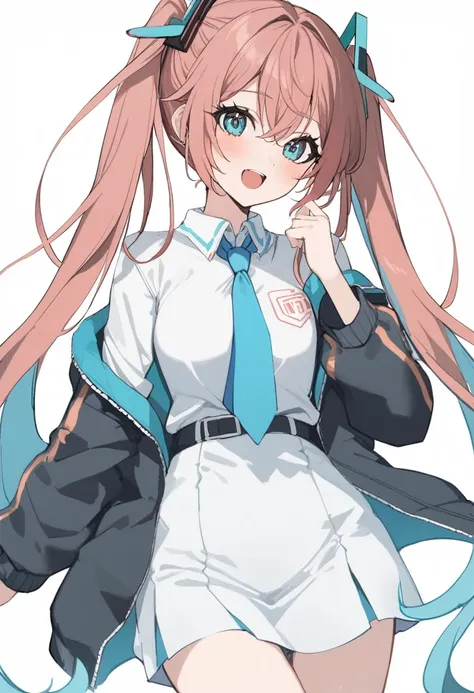 1girl, Miku