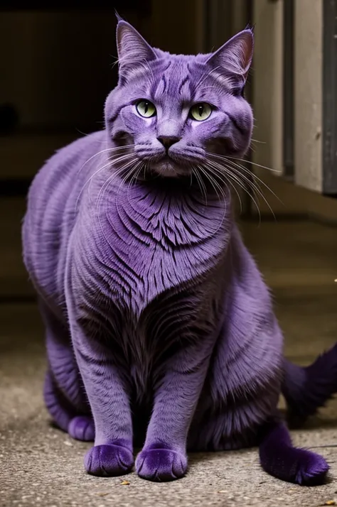 Purple cat 