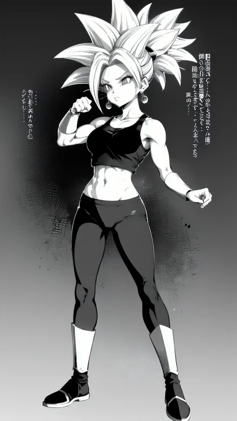 kefla
solo . simple background , manga style , fitgirl , lineart , sfw , monochrome,greyscale,comic , standing , normal pose , s...