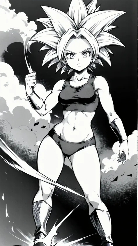 kefla
solo . simple background , manga style , fitgirl , lineart , sfw , monochrome,greyscale,comic , standing , normal pose , s...