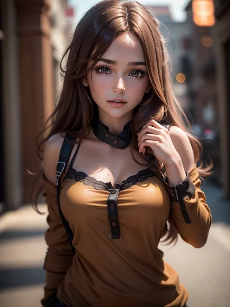 Beautiful girl photographer, brown-hair, brown eye, (8K, photo in RAW format, beste-Qualit, tmasterpiece:1.2), Ultra-detailed, (high-detailed skin:1.2), 8K UHD, DSLR camera, soft-lighting, hiquality