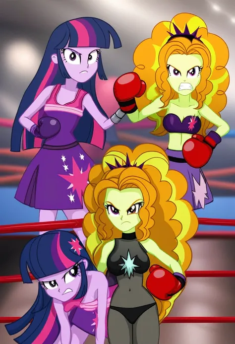 Eqg Twilight sparkle bodystocking  boxing adagio . Angry