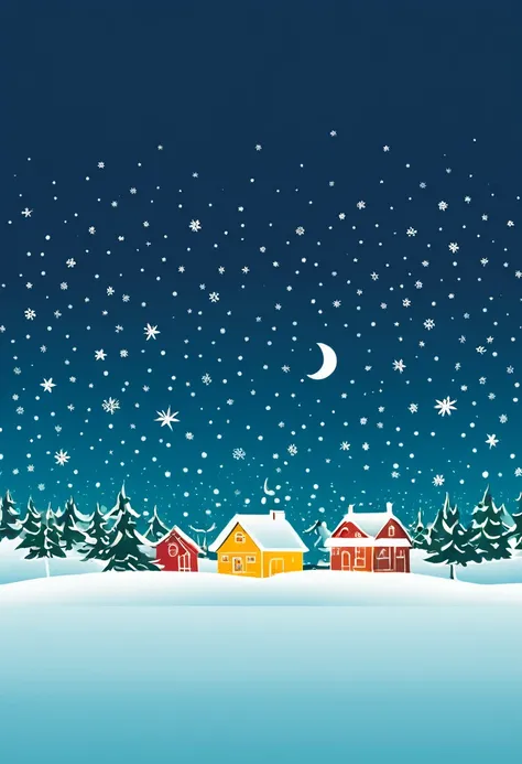 Christmas illustration design simple